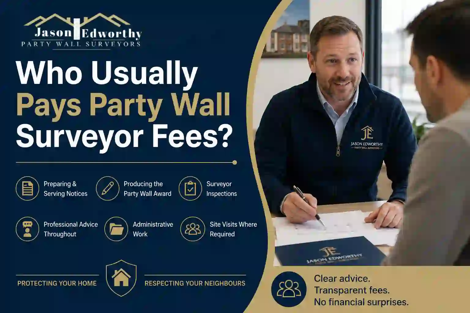 Who Usually Pays Party Wall Surveyor Fees Leeds?
