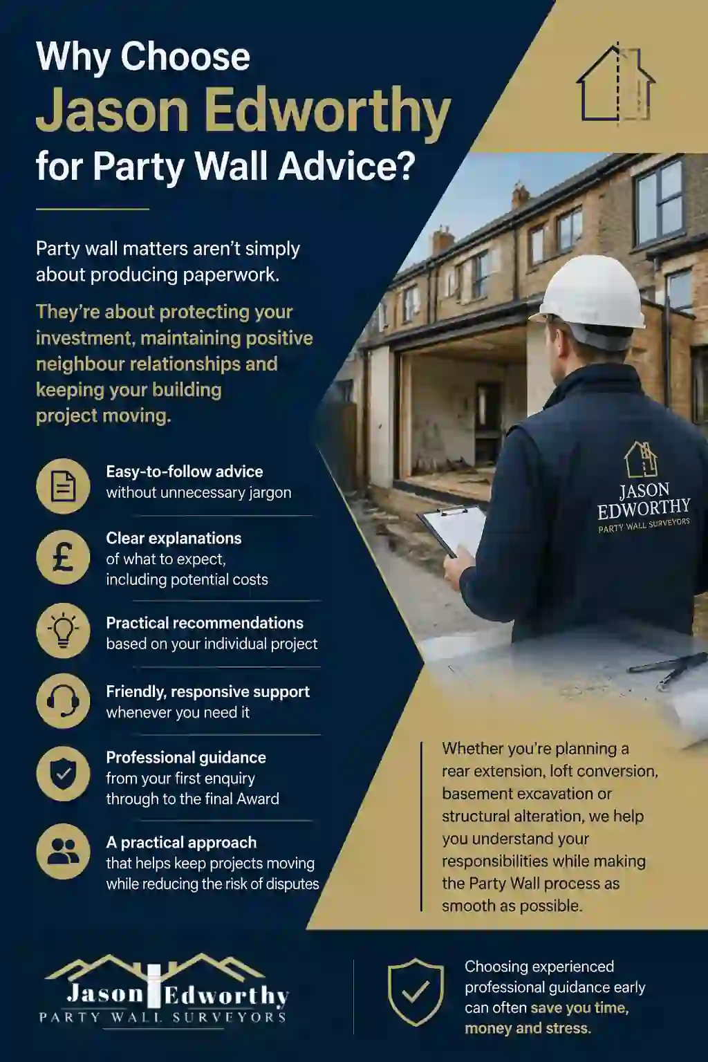 Why Choose Jason Edworthy for Party Wall Advice Leeds?
